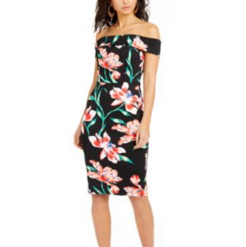 Thalia Sodi Off The Shoulder Dress